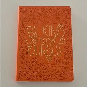 Orange Floral Notebook